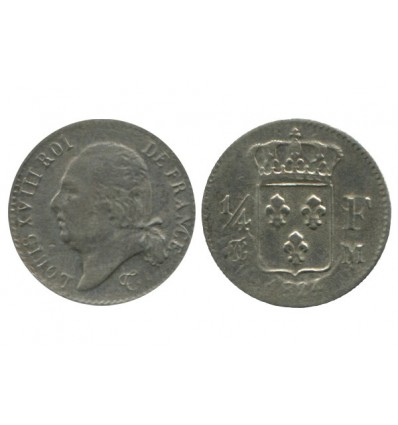 1/4 Franc Louis XVIII