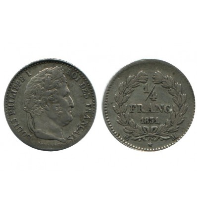 1/4 Franc Louis Philippe Ier