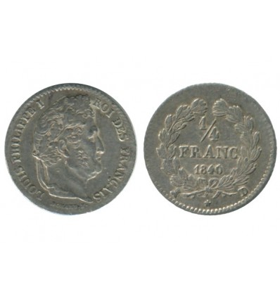 1/4 Franc Louis Philippe Ier