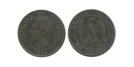 10 Centimes Napoleon III Tête Nue Second Empire