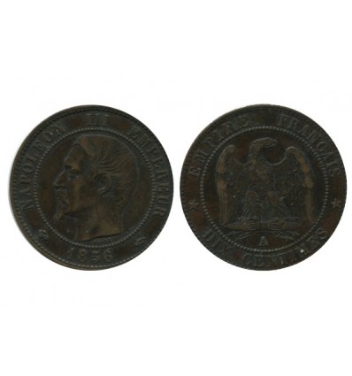 10 Centimes Napoleon III Tête Nue Second Empire