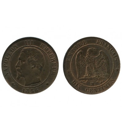 10 Centimes Napoleon III Tête Nue Second Empire