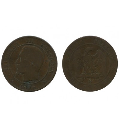 10 Centimes Napoleon III Tête Nue Second Empire