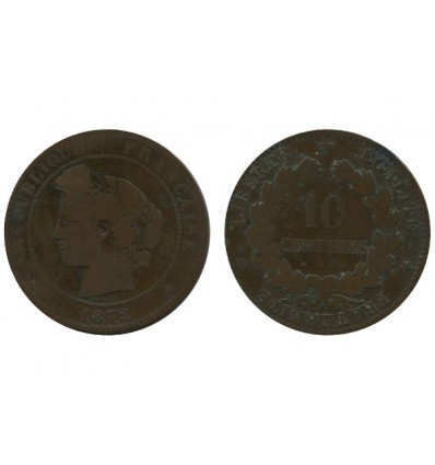 10 Centimes Ceres Troisième République