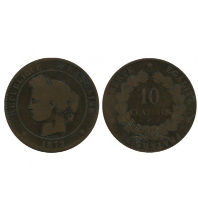 10 Centimes Ceres Troisième République