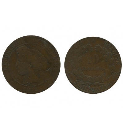 10 Centimes Ceres Troisième République