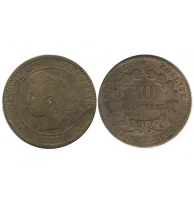 10 Centimes Ceres Troisième République