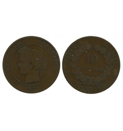 10 Centimes Ceres Troisième République