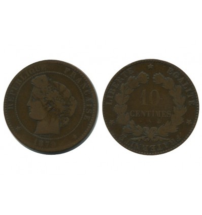 10 Centimes Ceres Troisième République