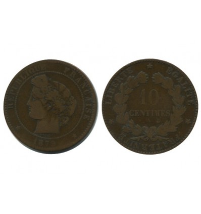 10 Centimes Ceres Troisième République