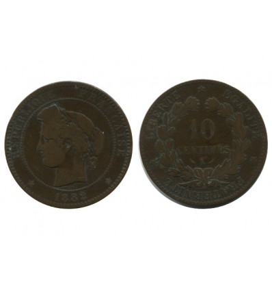 10 Centimes Ceres Troisième République