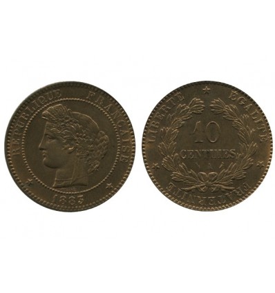 10 Centimes Ceres Troisième République
