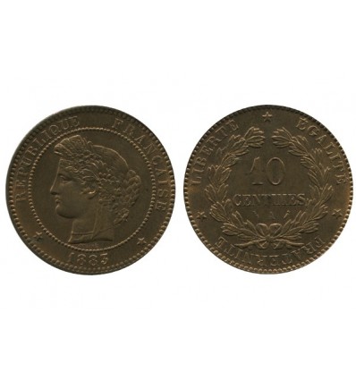 10 Centimes Ceres Troisième République