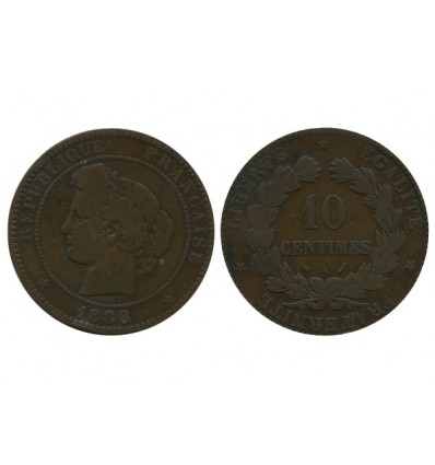 10 Centimes Ceres Troisième République