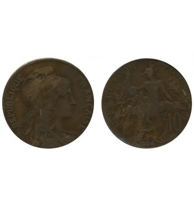 10 Centimes Dupuis Troisième République