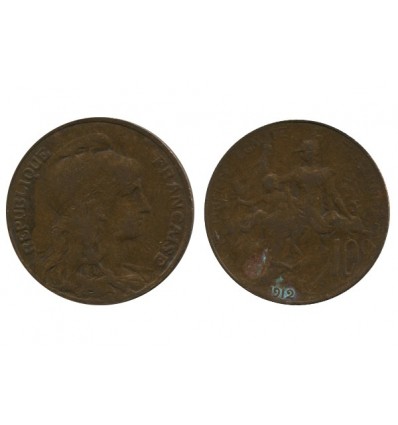 10 Centimes Dupuis Troisième République