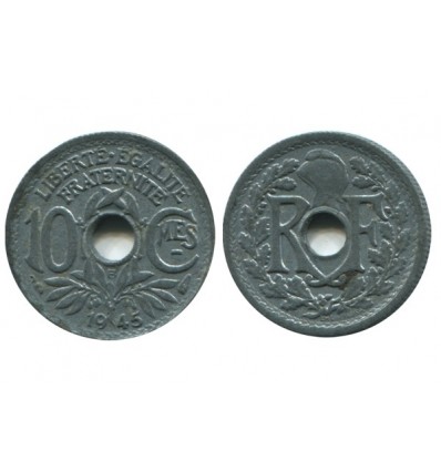 10 Centimes Lindauer Petit Module Gouvernement Provisoire