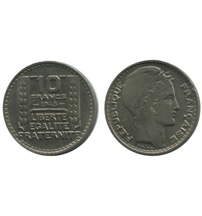 10 Francs Turin Grosse Tête Gouvernement Provisoire