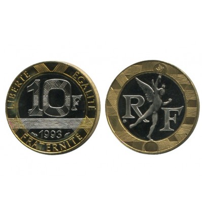 10 Francs R.f. Genie de la Bastille