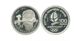 100 Francs Pierre de Coubertin