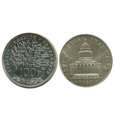 100 Francs Panthéon Piéfort en argent
