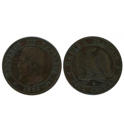 2 Centimes Napoleon III Tête Nue Second Empire