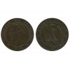 2 Centimes Napoleon III Tête Laurée