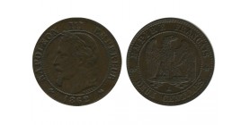 2 Centimes Napoleon III Tête Laurée