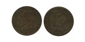 2 Centimes Napoleon III Tête Laurée