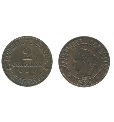 2 Centimes Ceres Troisième République