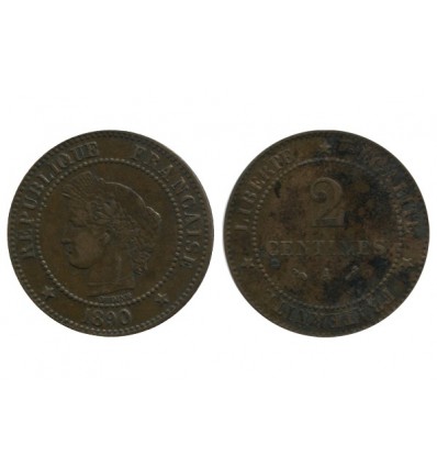 2 Centimes Ceres Troisième République