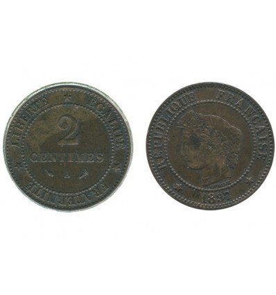 2 Centimes Ceres Troisième République