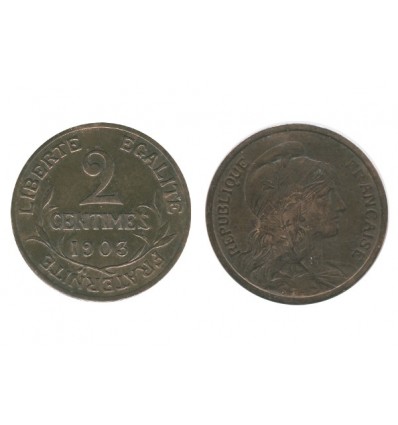 2 Centimes Dupuis Troisième République