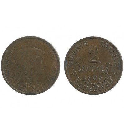 2 Centimes Dupuis Troisième République