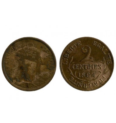 2 Centimes Dupuis Troisième République