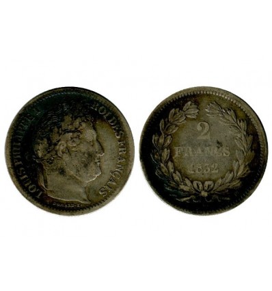 2 Francs Louis Philippe Ier Tête Laurée