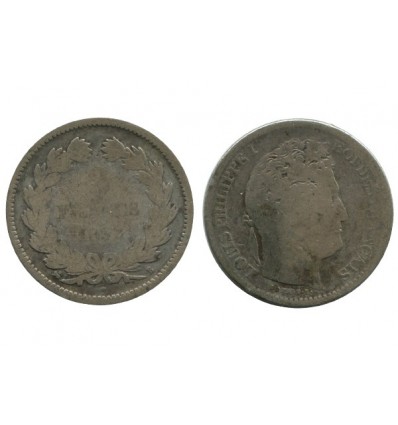 2 Francs Louis Philippe Ier Tête Laurée