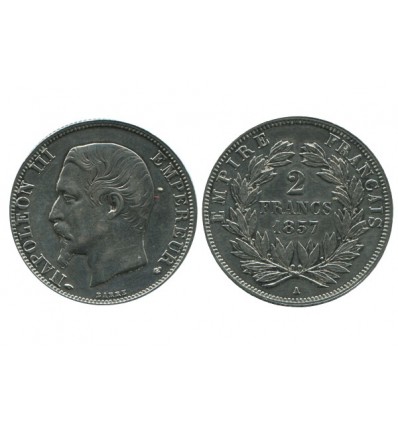 2 Francs Napoleon III Tête Nue