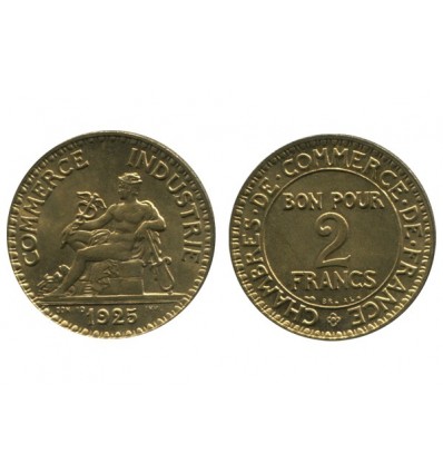 2 Francs Chambre de Commerce Troisième République