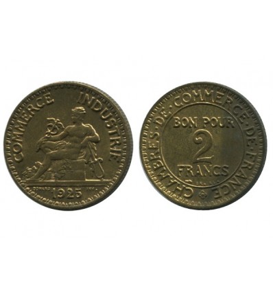 2 Francs Chambre de Commerce Troisième République