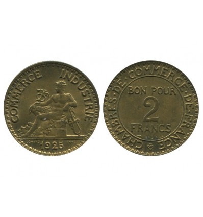 2 Francs Chambre de Commerce Troisième République