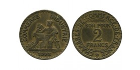 2 Francs Chambre de Commerce Troisième République