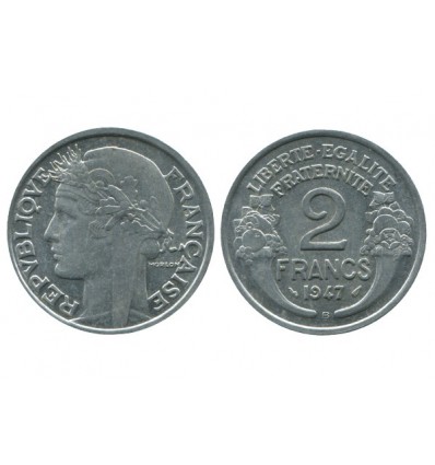 2 Francs Morlon Aluminium Quatrième République