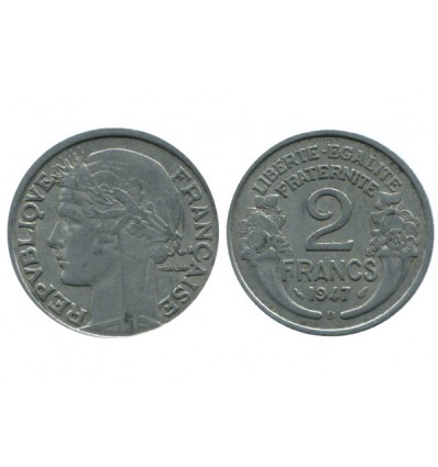 2 Francs Morlon Aluminium Quatrième République