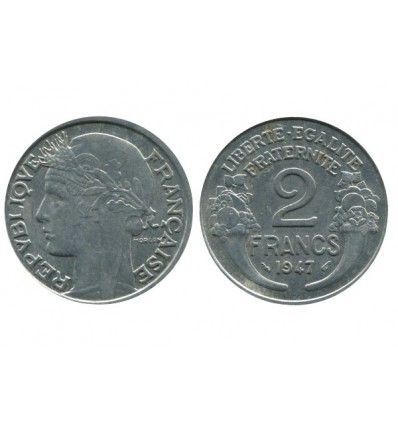 2 Francs Morlon Aluminium Quatrième République