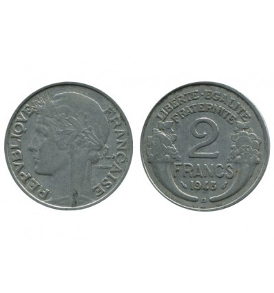 2 Francs Morlon Aluminium Quatrième République