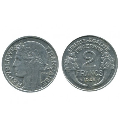 2 Francs Morlon Aluminium Quatrième République