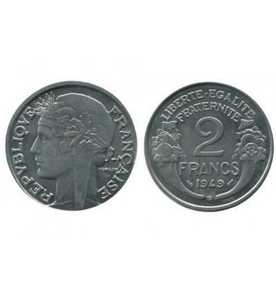 2 Francs Morlon Aluminium Quatrième République