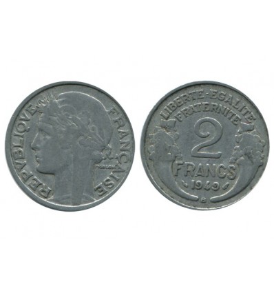 2 Francs Morlon Aluminium Quatrième République