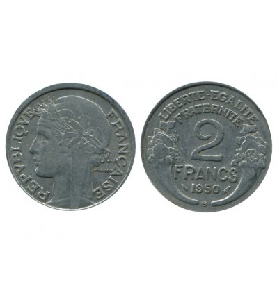 2 Francs Morlon Aluminium Quatrième République